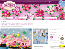 Tablet Screenshot of dolcedeco.com